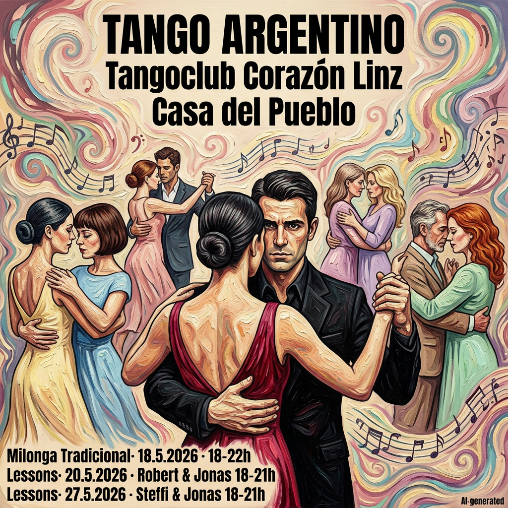 Tango Argentino Tangoclub Corazón Linz